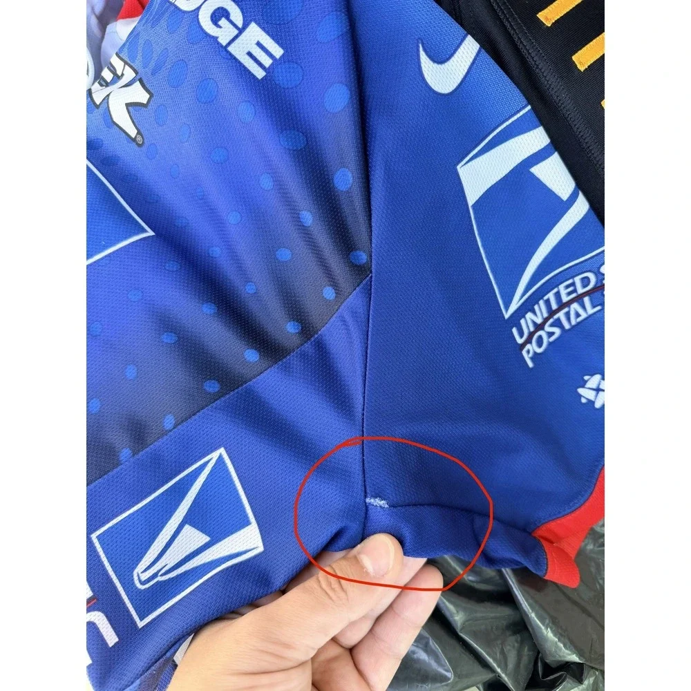 Mens Cycling Jersey Nike Trek USPS Team Racing 1/4 Zip, Size L